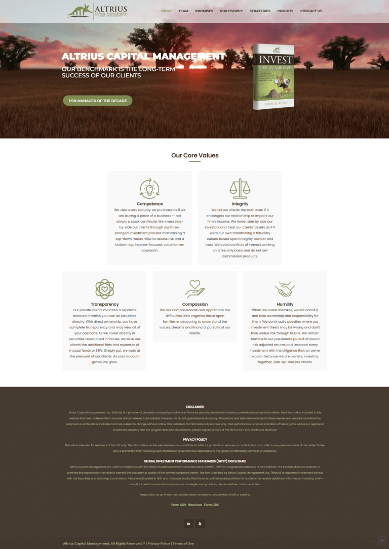 Altrius Capital Management Case Study