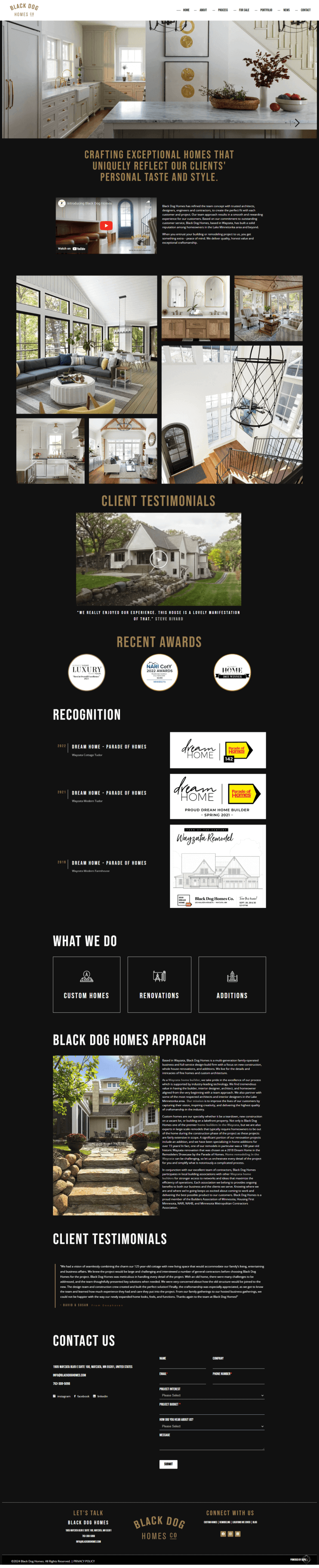 Black Dog Homes Case Study