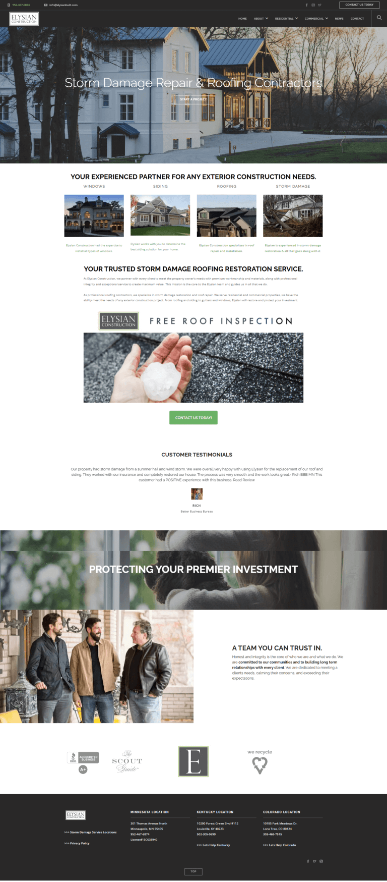 Elysian Construction Case Study