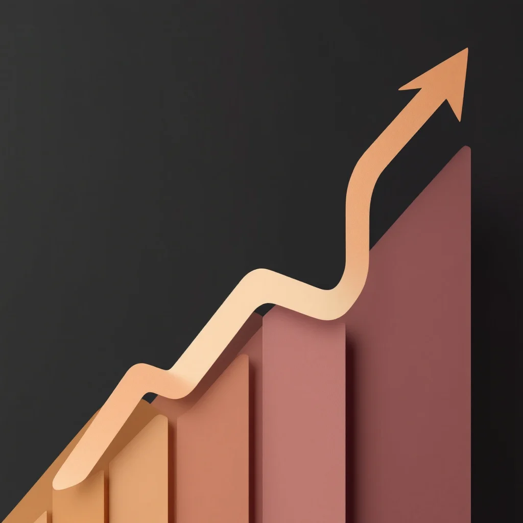 PPC vs SEO for Financial Advisors: 2026 Cost Guide 1 Abstract chart illustration representing PPC and SEO cost comparison for financial advisors
